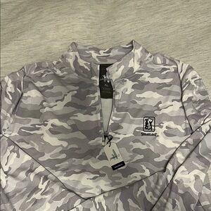 Sugarloaf Gray Camo Quarter-Zip Pullover